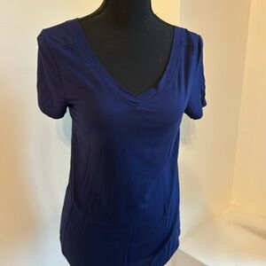 Navy v neck - super soft